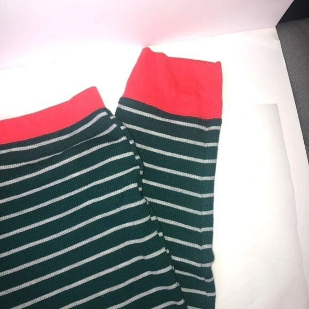 Jenni Intimates Christmas Pajama Stripe Set‎ Size Medium